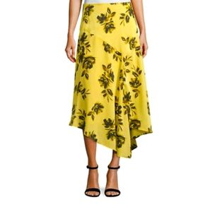 NWT Yellow and Black Asymmetrical Dress